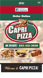 Mobile Screenshot of capripizzawindham.com